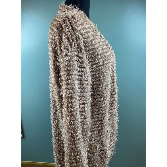 Knox Rose Eyelash Yarn Open Front Cardigan‎ Women's Size Medium - Picture 11 of 16